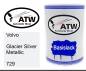 Preview: Volvo, Glacier Silver Metallic, 729: 500ml Lackdose, von ATW Autoteile West.